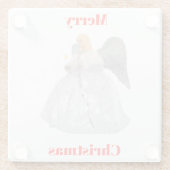 Dessous-de-verre En Verre Dessous de verre Noël Ange (Dos)