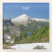 Dessous de verre photo paysager Mount Baker Washin
