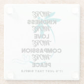 Dessous-de-verre En Verre Dessous de verre plus gentil (Dos)