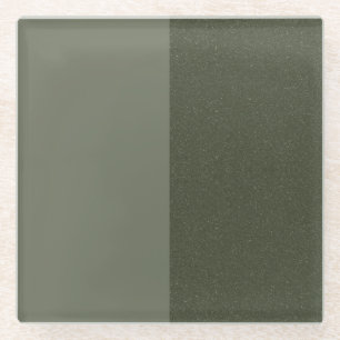 Dessous-de-verre En Verre Dessous de verre pour boisson Split Moss Green – C