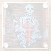 Dessous-de-verre En Verre Dessous de verre punks élégants (Dos)