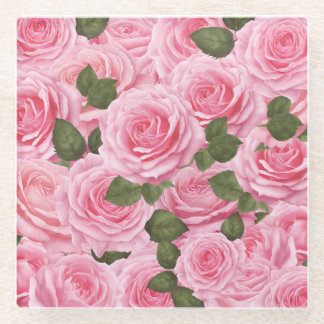 Dessous-de-verre En Verre Dessous de verre Rose Pink Pastel Tiffany