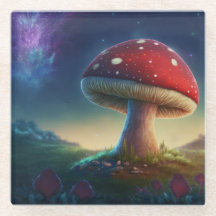 Dessous de verre Spacey Amanita Muscaria