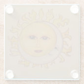 Dessous-de-verre En Verre Dessous de verre Sun Moon (Dos)