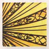 Dessous-de-verre En Verre Dessous de verre Sunburst (Devant)