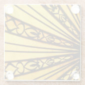 Dessous-de-verre En Verre Dessous de verre Sunburst (Dos)