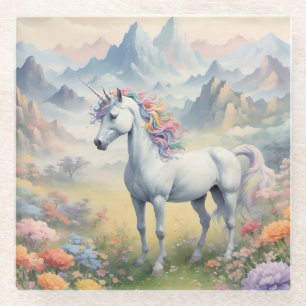 Dessous-de-verre En Verre Dessous de verre Unicorn