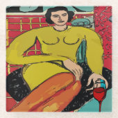 Dessous-de-verre En Verre Dessous de verre Verre Vin (Devant)