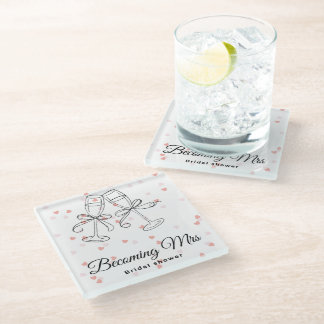 Dessous-de-verre En Verre Devenir Mme coaster