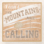 Dessous-de-verre En Verre Devis | Les Montagnes Appelent<br><div class="desc">Devis | Les Montagnes Appelent. Artiste : June Erica Vess. ID d'image : 106118D.</div>