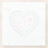 Dessous-de-verre En Verre Dévotion florale (Dos)