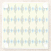 Dessous-de-verre En Verre Diamants perlés (Dos)