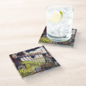 Dessous-de-verre En Verre Dimensions de curiosité (Incliné)