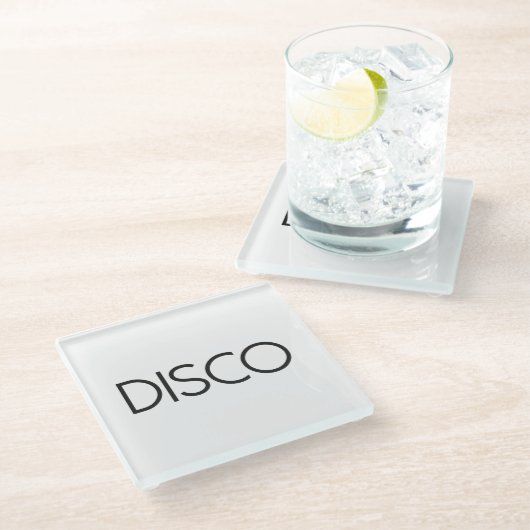 Dessous-de-verre En Verre DISCO Dancing (Incliné)