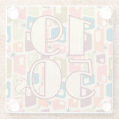 Dessous-de-verre En Verre Dix ans 1950 (Dos)