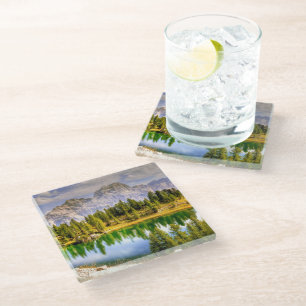 Dessous-de-verre En Verre Dolomite Mountains Superbe Vue