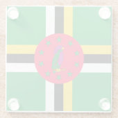 Dessous-de-verre En Verre Dominique (Dos)