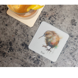 Dessous-de-verre En Verre Douce Kiwi, personnalisé