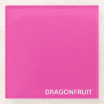 Dessous-de-verre En Verre Dragonfruit pink color<br><div class="desc">Dragonfruit pink color</div>