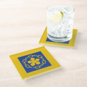 Dessous-de-verre En Verre Drapeau de Hamilton (Ontario) Dessous de verre de  (Incliné)