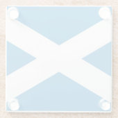 Dessous-de-verre En Verre Drapeau De L'Écosse (Dos)