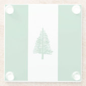 Dessous-de-verre En Verre Drapeau de l'île Norfolk (Dos)