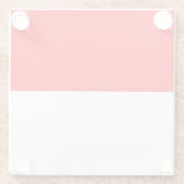 Dessous-de-verre En Verre Drapeau de l'Indonésie (Dos)