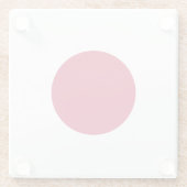 Dessous-de-verre En Verre Drapeau du Japon (Dos)