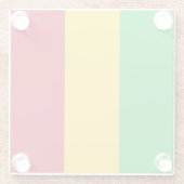 Dessous-de-verre En Verre Drapeau du Mali (Dos)