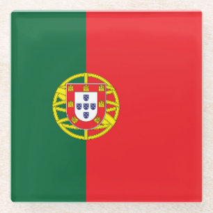 Dessous-de-verre En Verre Drapeau du Portugal