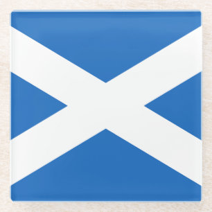 Dessous-de-verre En Verre Drapeau Écosse 