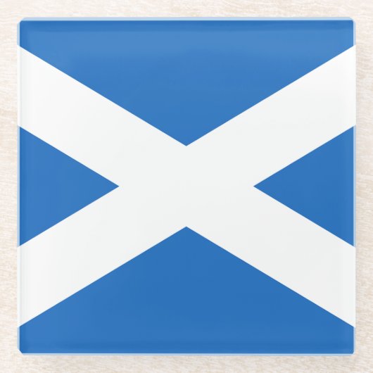 Dessous-de-verre En Verre Drapeau Écosse (Devant)