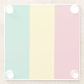 Dessous-de-verre En Verre Drapeau Guinée (Dos)