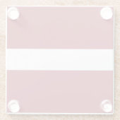 Dessous-de-verre En Verre Drapeau Lettonie (Dos)