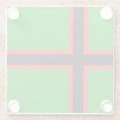 Dessous-de-verre En Verre Drapeau national de Karelia (Dos)