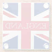 Dessous-de-verre En Verre Drapeau Union Jack Angleterre (Dos)