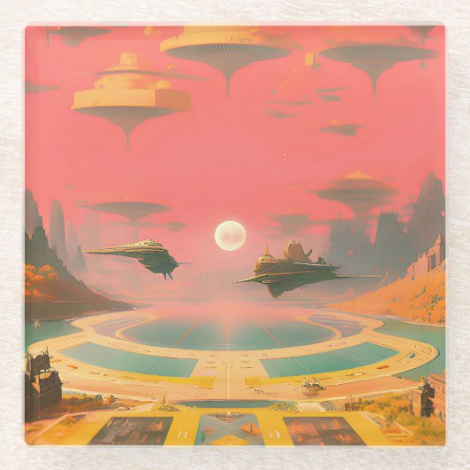 Dessous-de-verre En Verre Dream World (Devant)