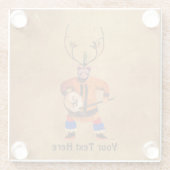 Dessous-de-verre En Verre Drumming Shaman (Dos)