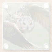 Dessous-de-verre En Verre Duc En vol (Dos)