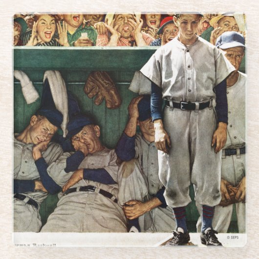 Dessous-de-verre En Verre Dugout (Devant)