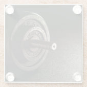 Dessous-de-verre En Verre Dumbbell (Dos)