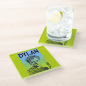 Dessous-de-verre En Verre Dylan Thomas Welsh Poet (Incliné)