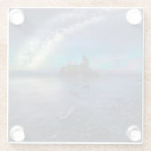 Dessous-de-verre En Verre Eau | Lac Supérieur Minnesota (Dos)