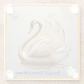 Dessous-de-verre En Verre "Eaux douces au contact" (Dos)