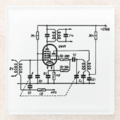 Dessous-de-verre En Verre ECH81 Frequency Converter (Devant)