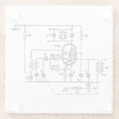 Dessous-de-verre En Verre ECH81 Frequency Converter (Dos)