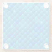 Dessous-de-verre En Verre échelles de poissons de rivière (Dos)