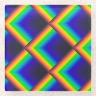 Dessous-de-verre En Verre Échelles de spectre solaire