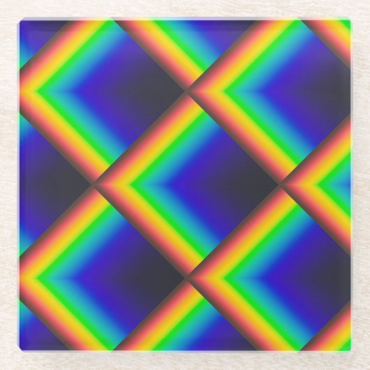 Dessous-de-verre En Verre Échelles de spectre solaire (Devant)