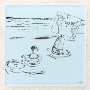 Dessous-de-verre En Verre Échoué